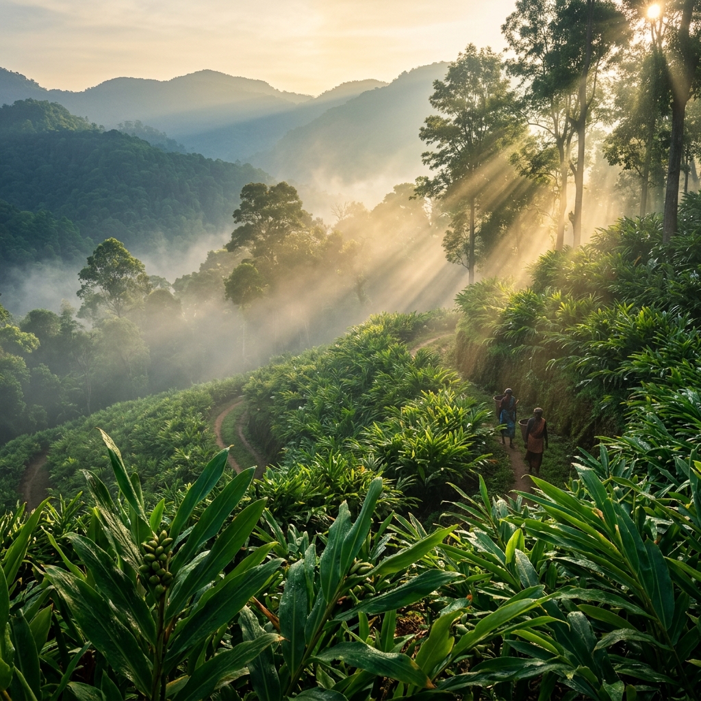 Cardamom plantation in the Western Ghats