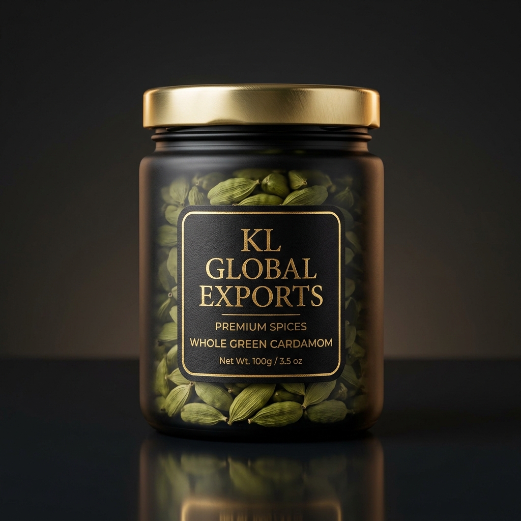 Luxury PET and glass spice jar packaging